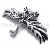 expanding the wings of eagles titanium pendant 20118