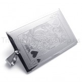 2012 New Silvery Playing Card Titanium Pendant(K) 20146