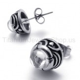 Retro Titanium Earrings 20255