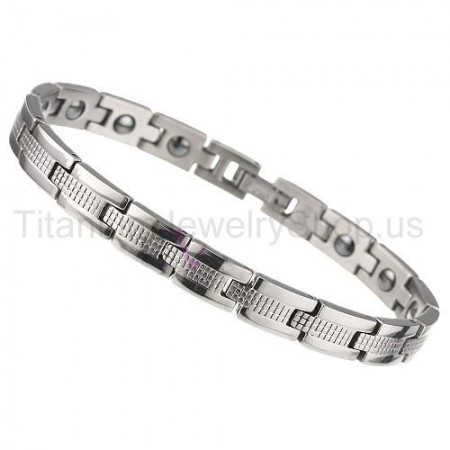 8 Inches Womens Titanium Bracelet