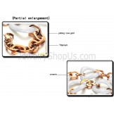 Fashion Ceramic Gold Tianium Necklace C750