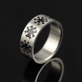 Exquisite Titanium Men's Ring
