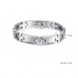 Healthy High Polish Tungsten Bracelet with Energy Magnetic Stone C938