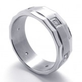 Diamond Titanium Ring 20951