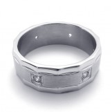 Diamond Titanium Ring 20951
