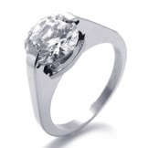 Diamond Titanium Ring 20596