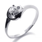 Diamond Titanium Ring for Women 20593