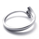 Diamond Titanium Ring for Women 20592