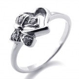 Diamond Titanium Ring for Women 20590