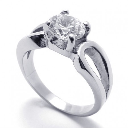 Women's Diamond Titanium Ring 20586