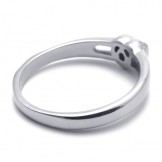 Diamond Titanium Ring for Women 20581
