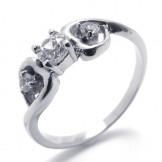 Diamond Titanium Ring for Women 20580