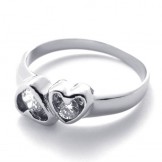 Diamond Women's Titanium Ring 20579