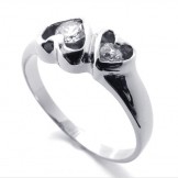 Diamond Women's Titanium Ring 20579