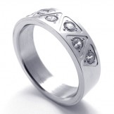 Diamond Titanium Ring 20465