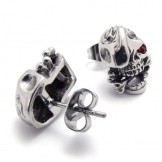 Skull Titanium Earrings 20355