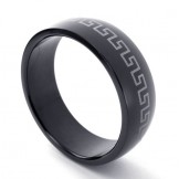Black Titanium Ring 20829