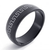 Black Titanium Ring 20829
