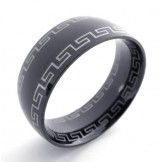 Black Titanium Ring 20827