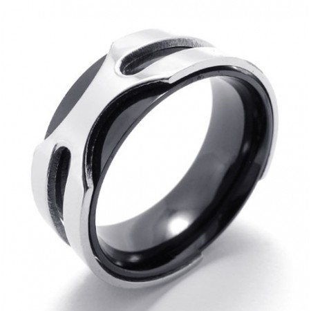Black Titanium Ring 20813 
