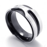Black Titanium Ring 20813 