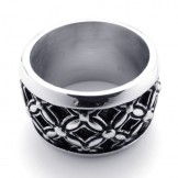 Black Vintage Titanium Ring 20295