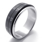 Black Titanium Ring 20225