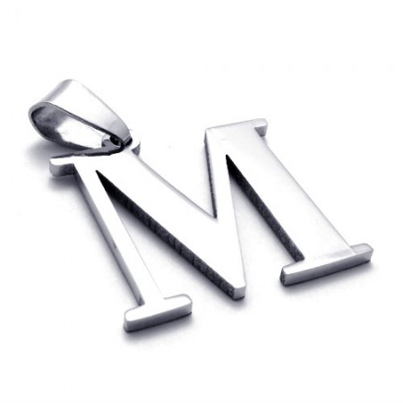 Titanium Pendant for "M" Letter 21115