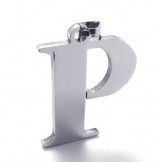 Titanium Pendant for Letter "P" 21118
