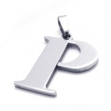 Titanium Pendant for Letter "P" 21118