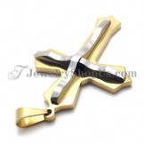 Fashion Gold Titanium Cross Pendant