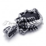 Elegant Black Zircon Titanium Pendant