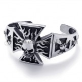 Fashion Cross Titanium Bracelet
