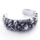Titanium Skulls Bracelet