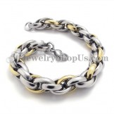 Fashion Gold Titanium Bracelet