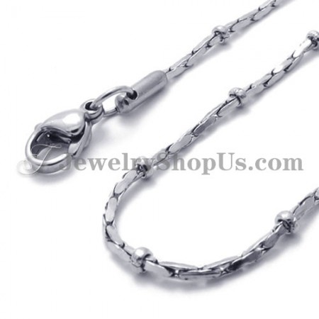 Fashion Silver Titanium Women's Chain