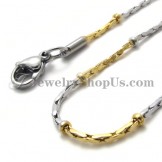 Fashion Gold Titanium Women's Necklace