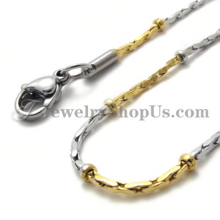 Fashion Gold Titanium Women's Chain