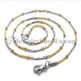 Fashion Gold Titanium Women's Necklace