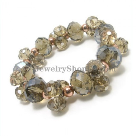Gorgeous Champagne Crystals Bracelet