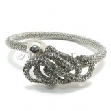 Gorgeous Alloy Bracelet with Rhinestones