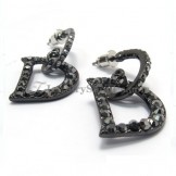 Fashion Letter "D" Alloy Rhinestones Earrings