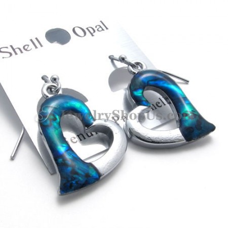 Fine Alloy Earrings with Shell