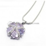 Beauitful Alloy Pendant with Zircons