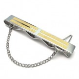 Sophisticated Technology Color Brilliancy Superior Quality Titanium Tie clips - Free Shipping