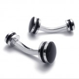 Deft Design Delicate Colors Stable Quality Titanium Cufflinks - Free Shipping