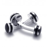 Deft Design Delicate Colors Stable Quality Titanium Cufflinks - Free Shipping