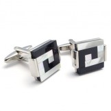Finely Processed Color Brilliancy Superior Quality Titanium Cufflinks - Free Shipping