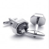 Skillful Manufacture Color Brilliancy Superior Quality Titanium Cufflinks - Free Shipping