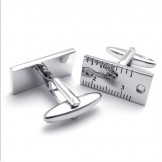 Finely Processed Color Brilliancy Superior Quality Titanium Cupronickel Cufflinks - Free Shipping